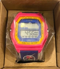 Limited Edition Taco Bell Y2K Decades Time Capsule Digital Watch NIB
