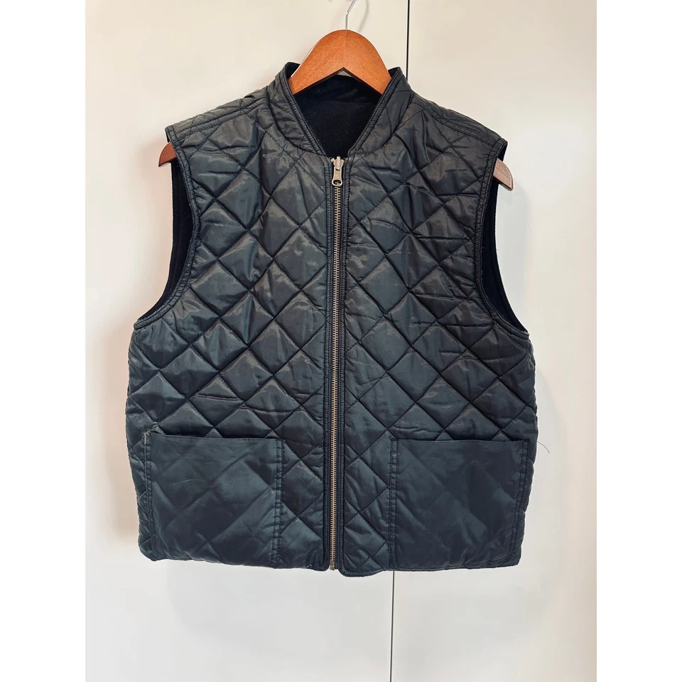 Chaleco de Colección para Mujer Exterior Acolchado Lana Reversible Negro Talla M Capa Woolrich Foto 4 de 4