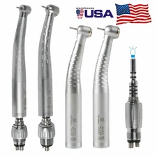 Dental (Fiber Optic) High Speed Handpiece with 4 Holes Quick Coupler Fit KAVO