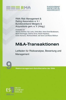 RMA Risk Management & Rating Association e. V. / M&A-Transaktionen9783503237487