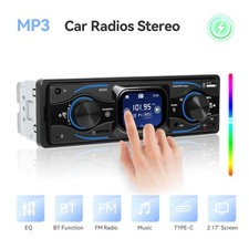 2.17" IPS Touchscreen Auto MP5 Player 1Din Autoradio Stereo FM AUX USB Bluetooth