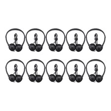 Classroom Headphones 10 Pack for Kids School, Earphones 3.5MM Audio Headset9737
