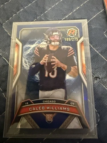 2024 Topps Resurgence -Rookies Caleb Williams #117 Navy Surge Refractor /275(RC)