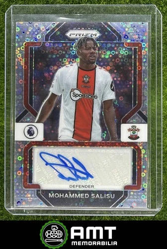 Mohammed Salisu 2022-23 Panini Prizm Premier Auto Prizms Breakaway Southampton