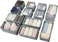 Drawer Organizer Clothes, Foldable Fabric Dresser Organizer Closet Organizers an