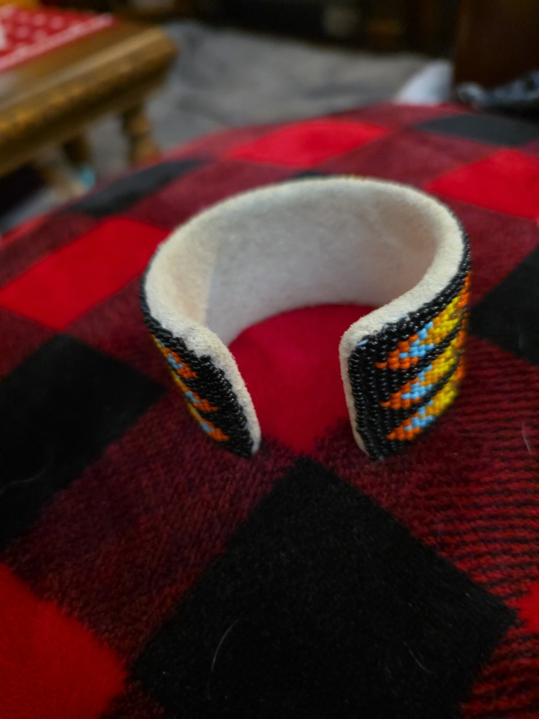 Beaded Bear Claw Cuff Bracelet - image 3