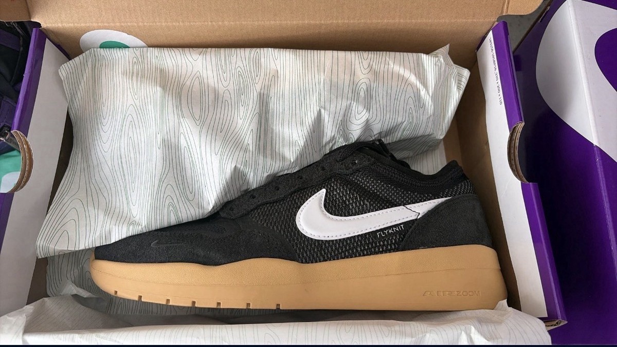 Nike SB PS8 Flyknit Air Zoom Black/White-Anthracite Gum FV8493-005