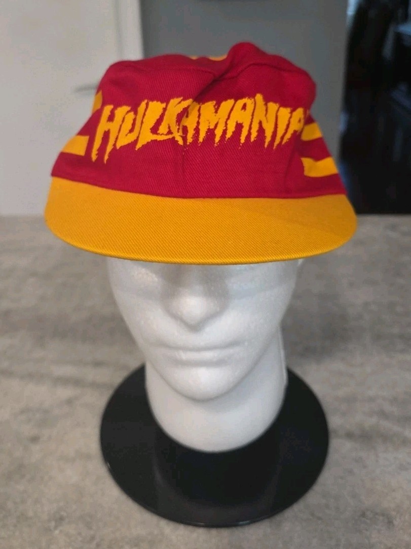 Vintage 1980's WWF/WWF Hulk Hogan HULKAMANIA Snapback Painters Hat