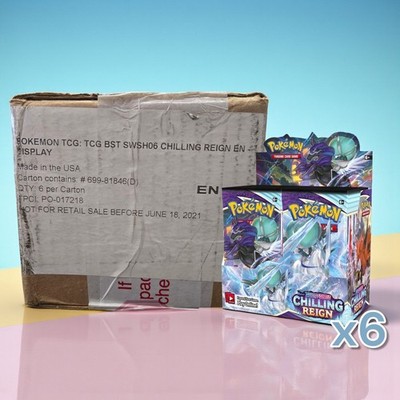 pokemon chilling reign booster box Pokemon TCG SWSH06: Chilling Reign Sleeved Booster Pack – N4YTCG main image 1
