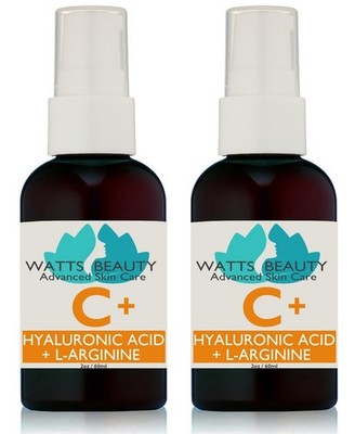 Watts Beauty Supercharged Vitamin C Serum with Moisturizing Hyaluronic Acid - Ad