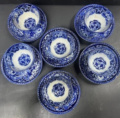 Blue Collectible Cups & Saucers 1800-1849 Time Period Manufactured