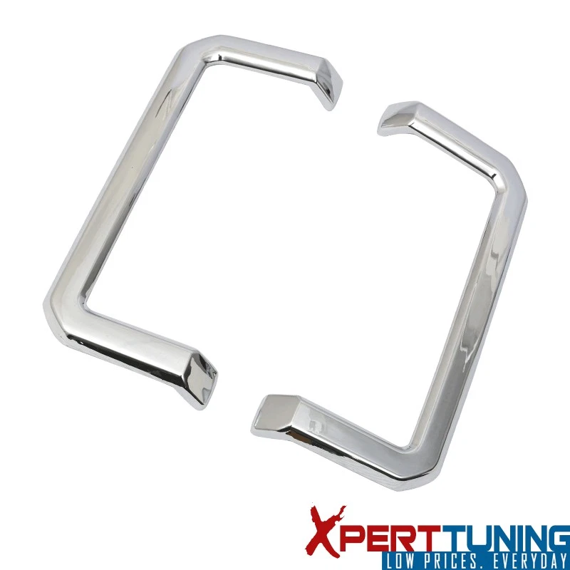 Fits 11-16 Ford F250 350 450 Super Duty Front Mesh Grill Grille ABS Chrome 4PCS Foto 2 de 4