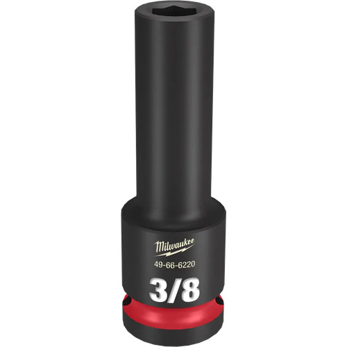 Milwaukee 49-66-6220 SHOCKWAVE Impact Duty 1/2" Drive 3/8" Deep 6 Point Socket