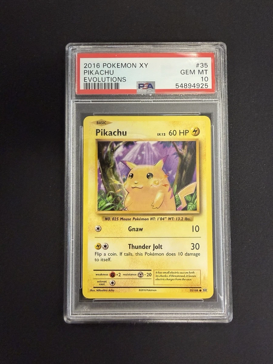 Pikachu Pokémon TCG Grade 10 XY Individual Collectible Card Game