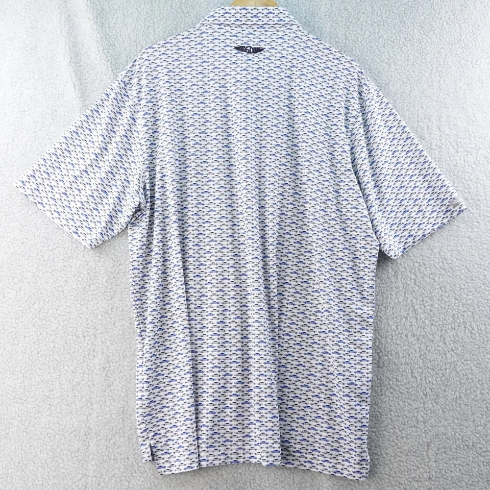 Camisa Polo Recta Para Hombres XL Estampado de Coches Rendimiento Elastizada Geométrica AOP Foto 3 de 4