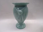 Vintage American Art Pottery Vase with Rope and Tassel McCoy? 9.25" Tall
