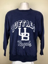 Vtg 90s Champion Reverse Weave University Of Buffalo Royals Crewneck Sweatshirt