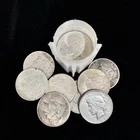 Tube Of Peace Silver Dollars, Mix Date/Mint 90% Peace Dollars, 20 Total In Tube
