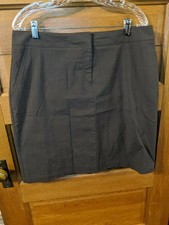 New York  Company Brown Skirt 12 Modest Womens Pencil Slits