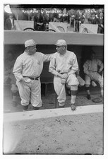 Photo:Wilbert Robinson & Jake Daubert, Brooklyn NL (baseball)