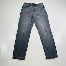 American Eagle Mom Jeans Gray Stretch Women  s Size 6