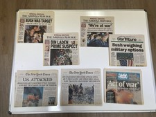 Newspaper Lot Of 7 The New York Times Septemb...
