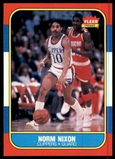 1986-87 Fleer NM-MT Norm Nixon #80