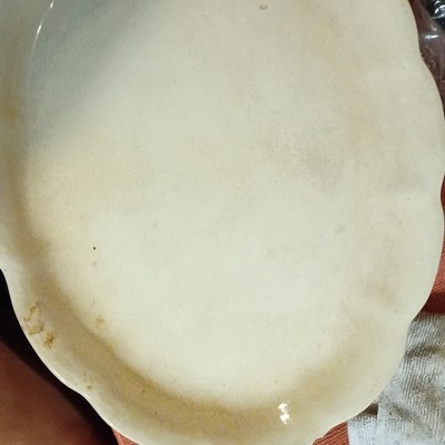 Tablecraft White Ceramic Oval Platter, Solid Glossy Restaurant Ware, MPN 151