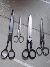 LOT ANCIENS CISEAUX DE COUTURE gallier et autres... XXème.