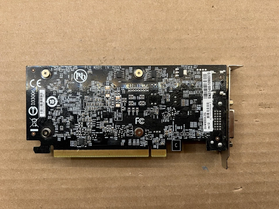 GIGABYTE GeForce GT 1030 Low Profile D4 2G DirectX 12 GV-N1030D4-2GL Video Card - Image 2 of 4