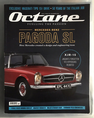 Octane magazine #197 Nov 2019 - Jaguar XJR-15, Maserati Tipo 151, Italian Job