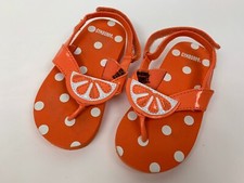 Gymboree Orange Slice Sandals Flip Flops 5 6
