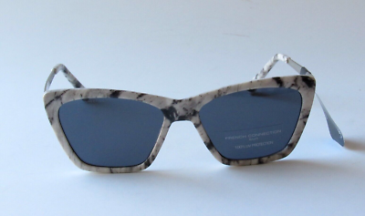 French Connection Sunglasses Black White Marbled Amazon.com: French Connection Women main image 4