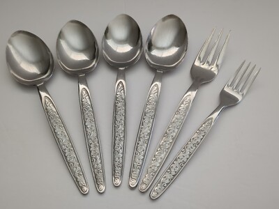 Abert Inox 18/10 Stainless 6 Pieces (Spoons and Forks)       (TH23)
