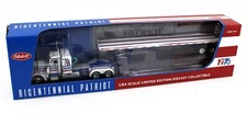 1:64 DCP *BICENTENNIAL PATRIOT* Peterbilt 359 36" Flattop w/48' Flatbed *NIB*