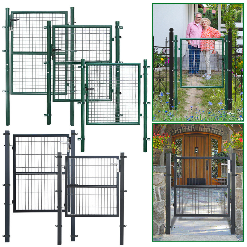 Gartentor Zauntor Gartentür Doppelstabmattenzaun Tor Pforte