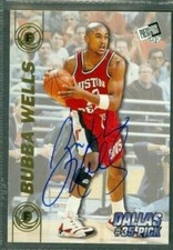 1997 Press Pass Double Threat Bubba Wells Rookie Auto
