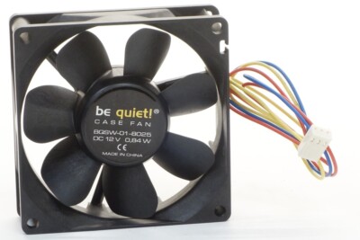 Be Quiet! Silent Wings BQSW-01-8025 80x80x25mm Case Fan Lüfter 3-Pin DC12V 0.84W