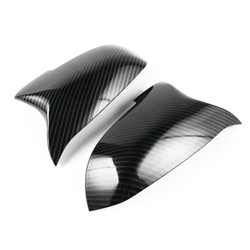 2x Carbon M-Stil Spiegelkappen Außenspiegel Für BMW F12 6er Cabrio LCI 2015-2018 - Picture 3 of 8