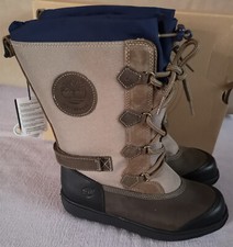 Timberland Mukluk Boots Gr.35 Leder Schneestiefel Winterschuhe
