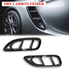 DRY Carbon Fiber Side Air Intake Vent Trim For Porsche 718 982 Cayman Boxster