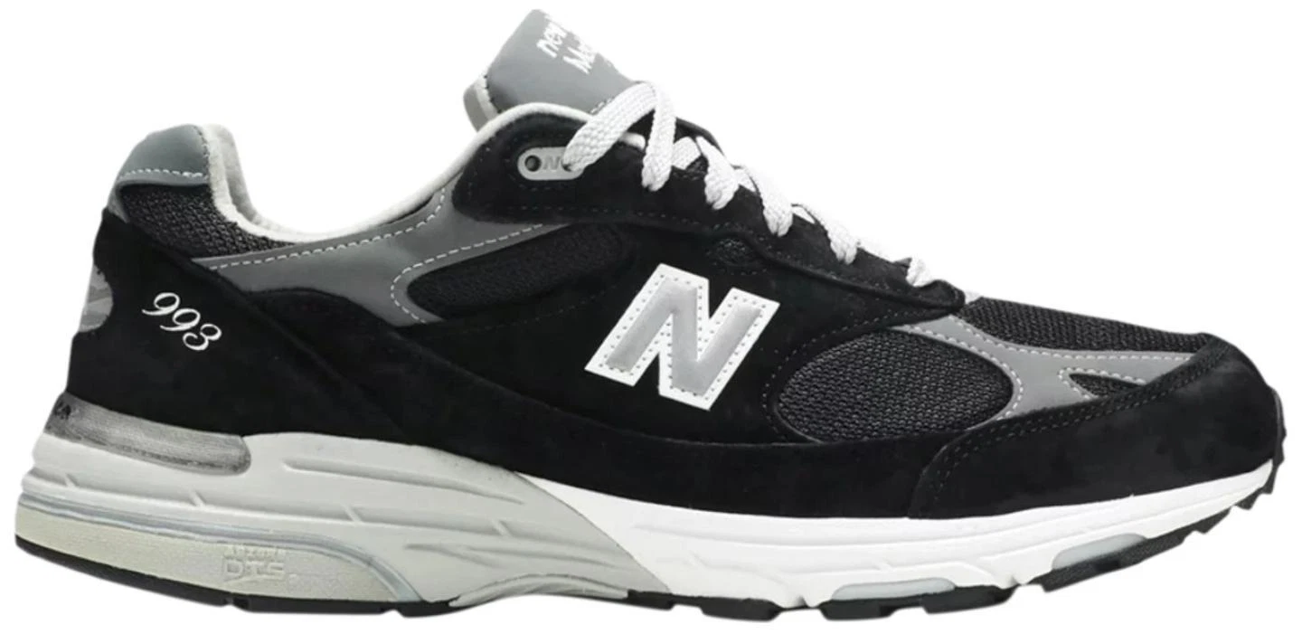 Preços baixos em New Balance 993 Made In USA Black White | eBay