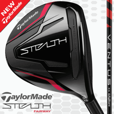 TAYLORMADE STEALTH 3HL FAIRWAY WOOD 16.5° +REGULAR VENTUS RED  