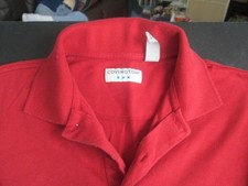Men's red Polo shirt short sleeve size S new w/o tags