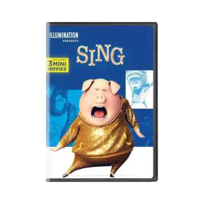 Sing (DVD, 2017, Widescreen) NEW Factory Sealed, Free Shipping