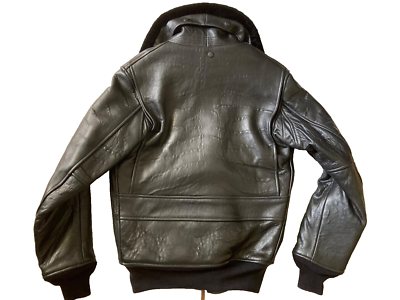Cockpit USA G-1 Lambskin Flight Jacket XS Black NWT Free US ship