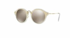 Authentic Miu Miu Sunglasses SMU51S ZVN-1C0 Pale Gold Frames 49MM ST 