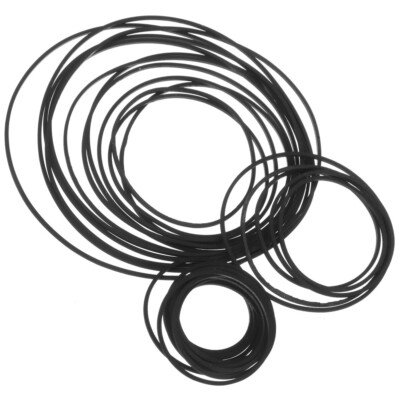 60PCS cassette player belts Cassette Player Belts Replacement Deck Square Flat