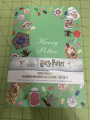 Harry Potter Honeydukes Planner Notebook Collection Set Of 3 Dot Grid Journal