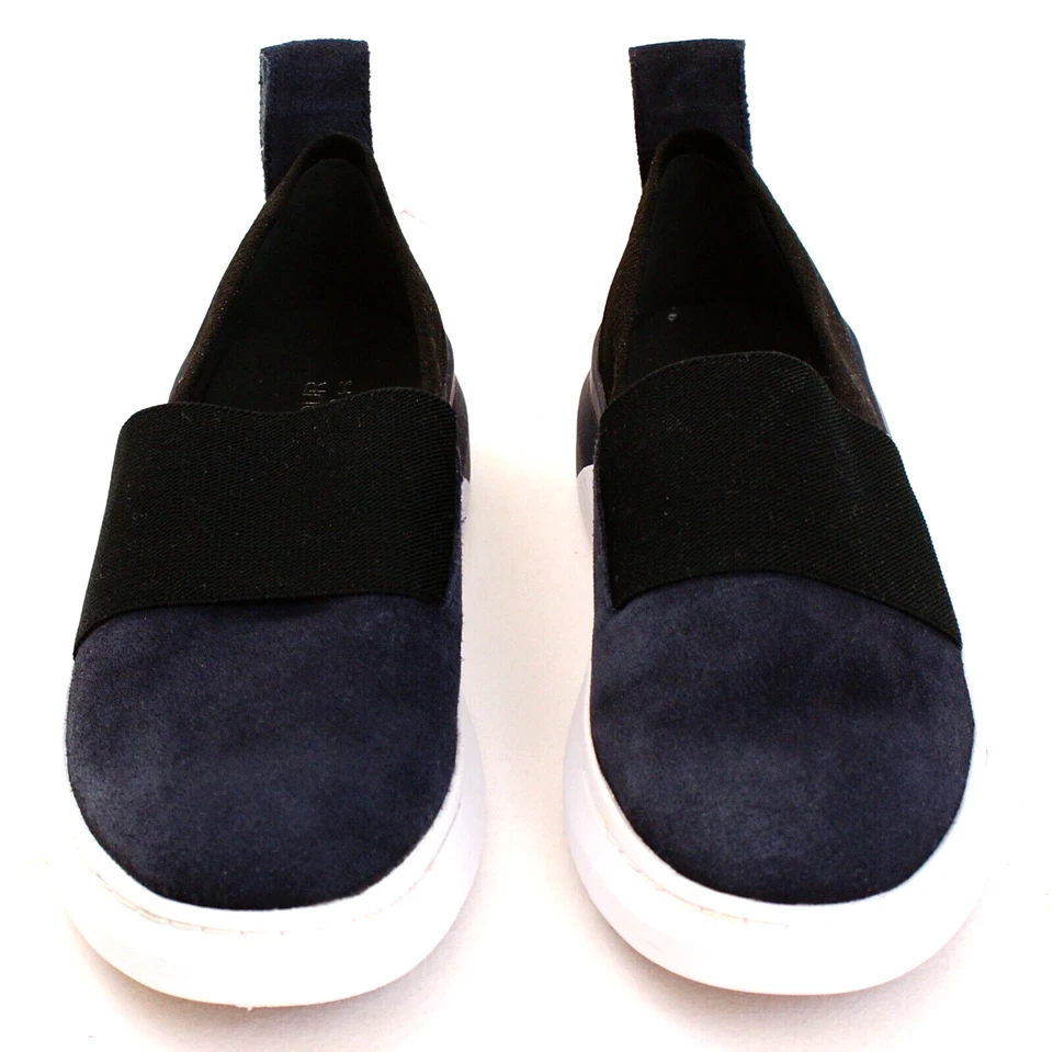 Zapatillas deportivas Under Armour azules y negras de gamuza sin cordones para mujer 8 Foto 3 de 4